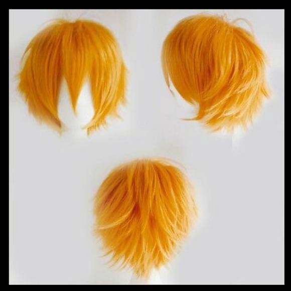 Cosplay Wig Accessories - Orange short wig for Nami & Shouyou Hinata Cosplay
